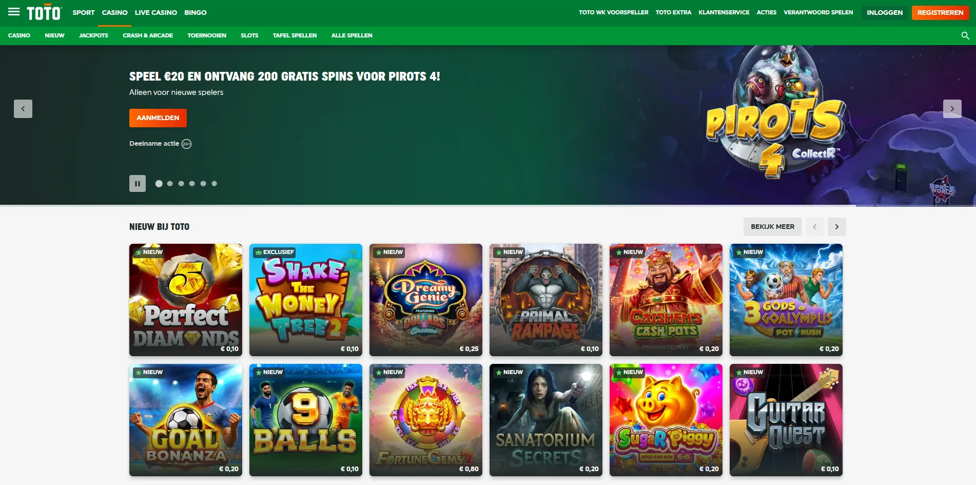 Betaalmethoden: storten en uitbetalen bij TOTO Casino